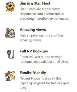 Hipcamp Rated